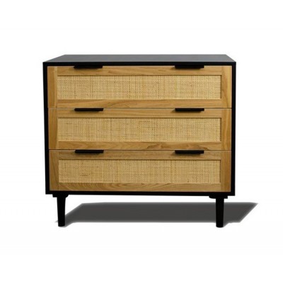 Multi-Function  Office Cheap Three Drawer Rattan Cabinet